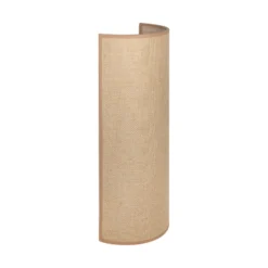 Aplique de pared «Nature», yute, altura 40 cm, tejido, luz hacia arriba/hacia