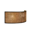 Aplique de pared Nature, yute/negro, 40 cm de ancho, tejido, luz hacia
