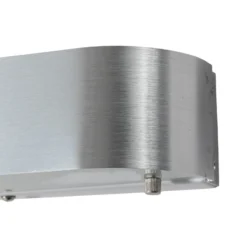 Aplique de pared Nika con portalámpara E14, aluminio