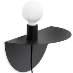 Aplique de pared Nit utilizable como mesa de noche