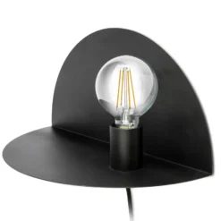 Aplique de pared Nit utilizable como mesa de noche