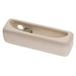 Aplique de pared Noris con luz hacia arriba y hacia abajo, de cerámica blanca