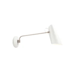 Aplique de pared Northern Birdy Swing, blanco/acero
