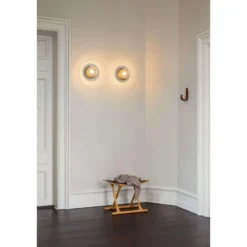 Aplique de pared Nuura Liila 1 Medium, negro/transparente, IP44, G9