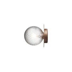 Aplique de pared Nuura Liila 1 Medium, bronce/transparente, IP44, G9