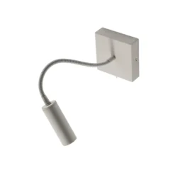 Aplique de pared Ojos, color crema, lámpara de lectura, ajustable, 33 cm, G9