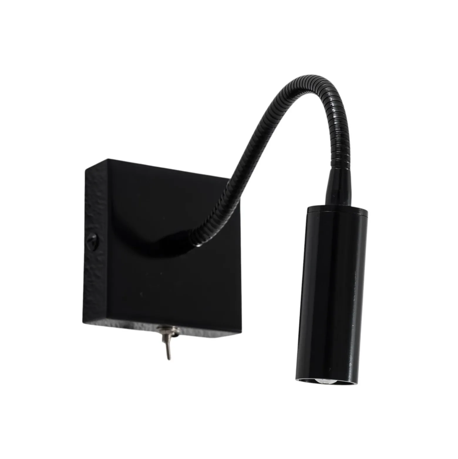 Aplique de pared Ojos, negro, lámpara de lectura, ajustable, 33 cm, G9