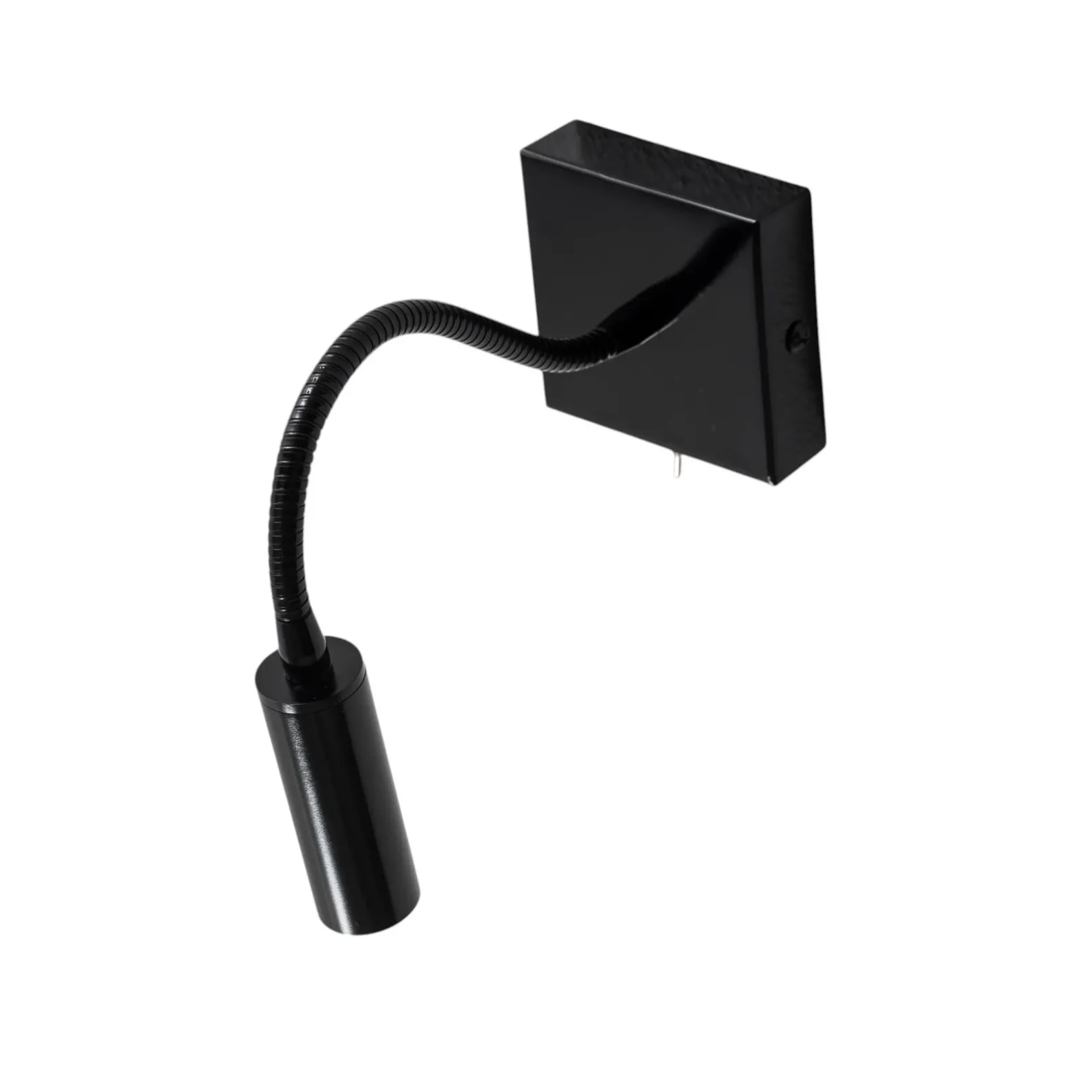 Aplique de pared Ojos, negro, lámpara de lectura, ajustable, 33 cm, G9