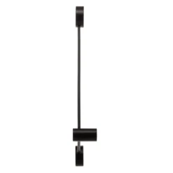 Aplique de pared Orbit II 20/40, negro, 2 luces