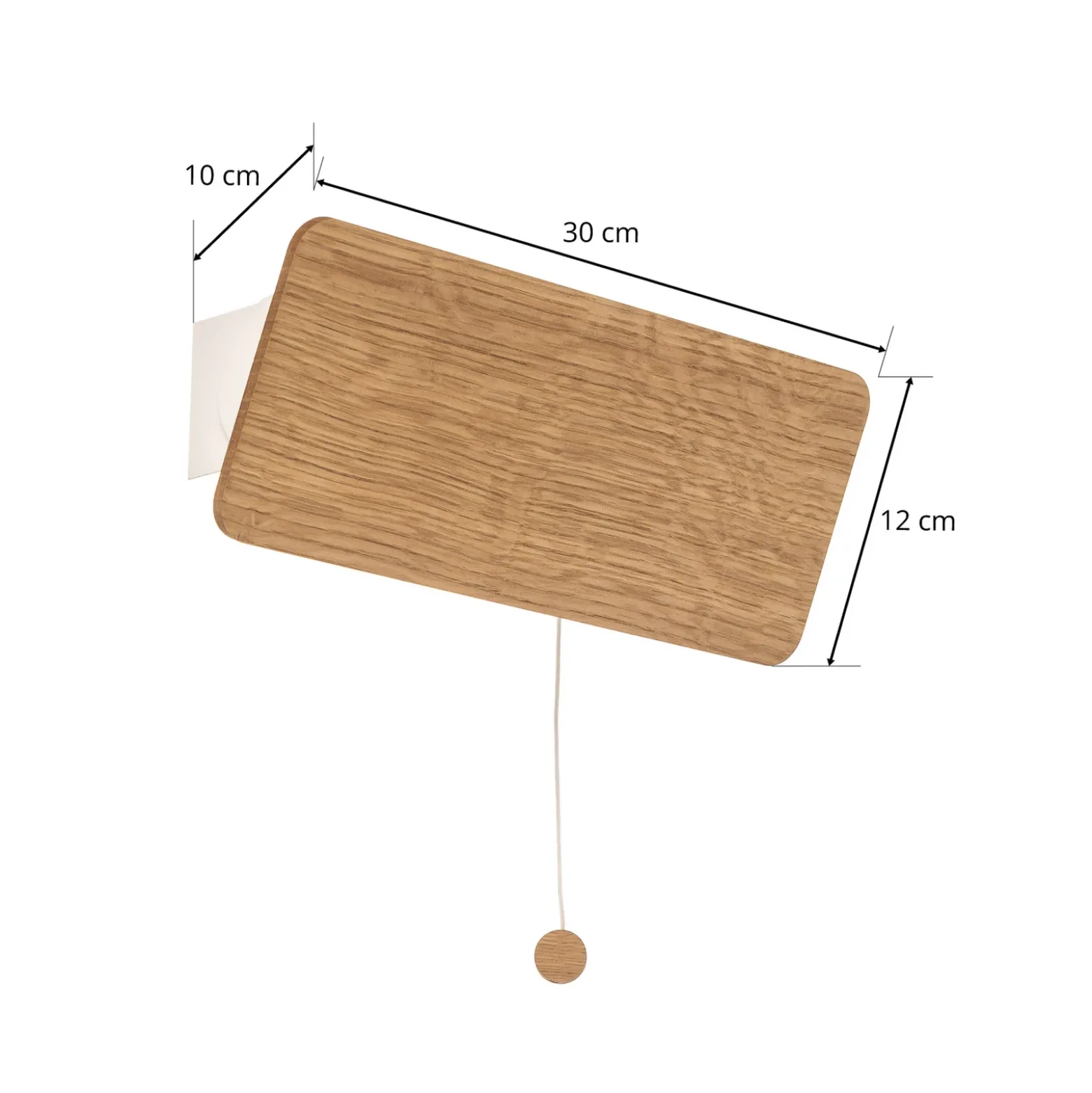 Aplique de pared Oslo, regulable, ancho 30 cm