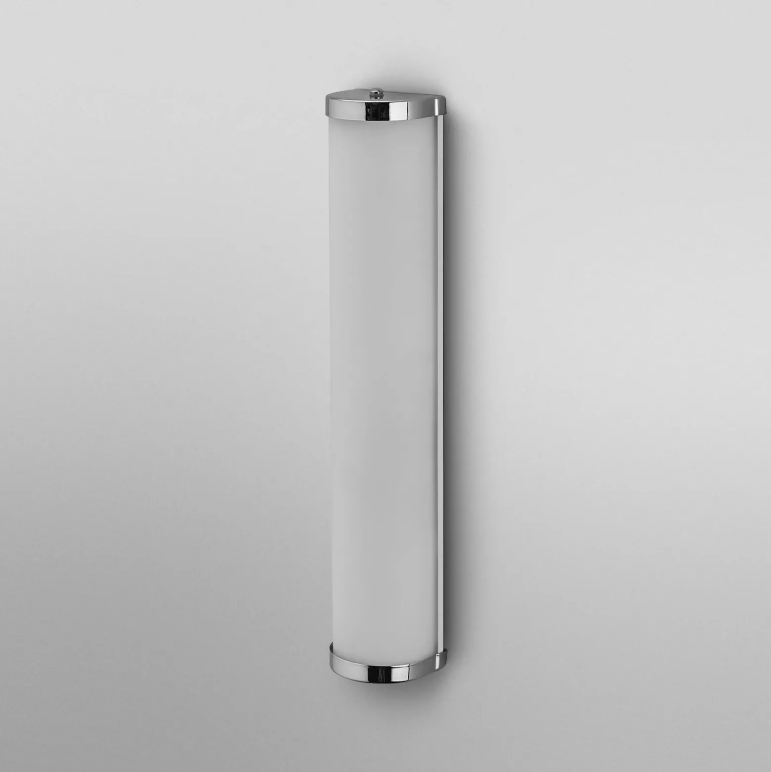 Aplique de pared OSRAM BATHROOM, cromada, longitud 46 cm, metal/vidrio, IP44