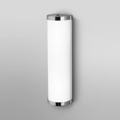 Aplique de pared OSRAM BATHROOM, cromada, longitud 32 cm, metal/vidrio, IP44