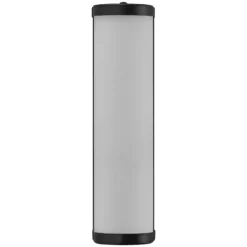 Aplique de pared OSRAM BATHROOM negro, longitud 32 cm, metal/vidrio, IP44