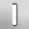 Aplique de pared OSRAM BATHROOM negro, 46 cm de largo, metal/vidrio, IP44