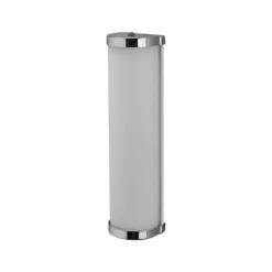 Aplique de pared OSRAM BATHROOM negro, 46 cm de largo, metal/vidrio, IP44