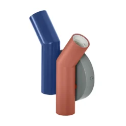 Aplique de pared OSRAM Decor Straw, 2 luces, multicolor, acero, E27
