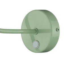 Aplique de pared Oxford, verde, metal, 1 luz, E27