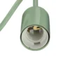 Aplique de pared Oxford, verde, metal, 1 luz, E27