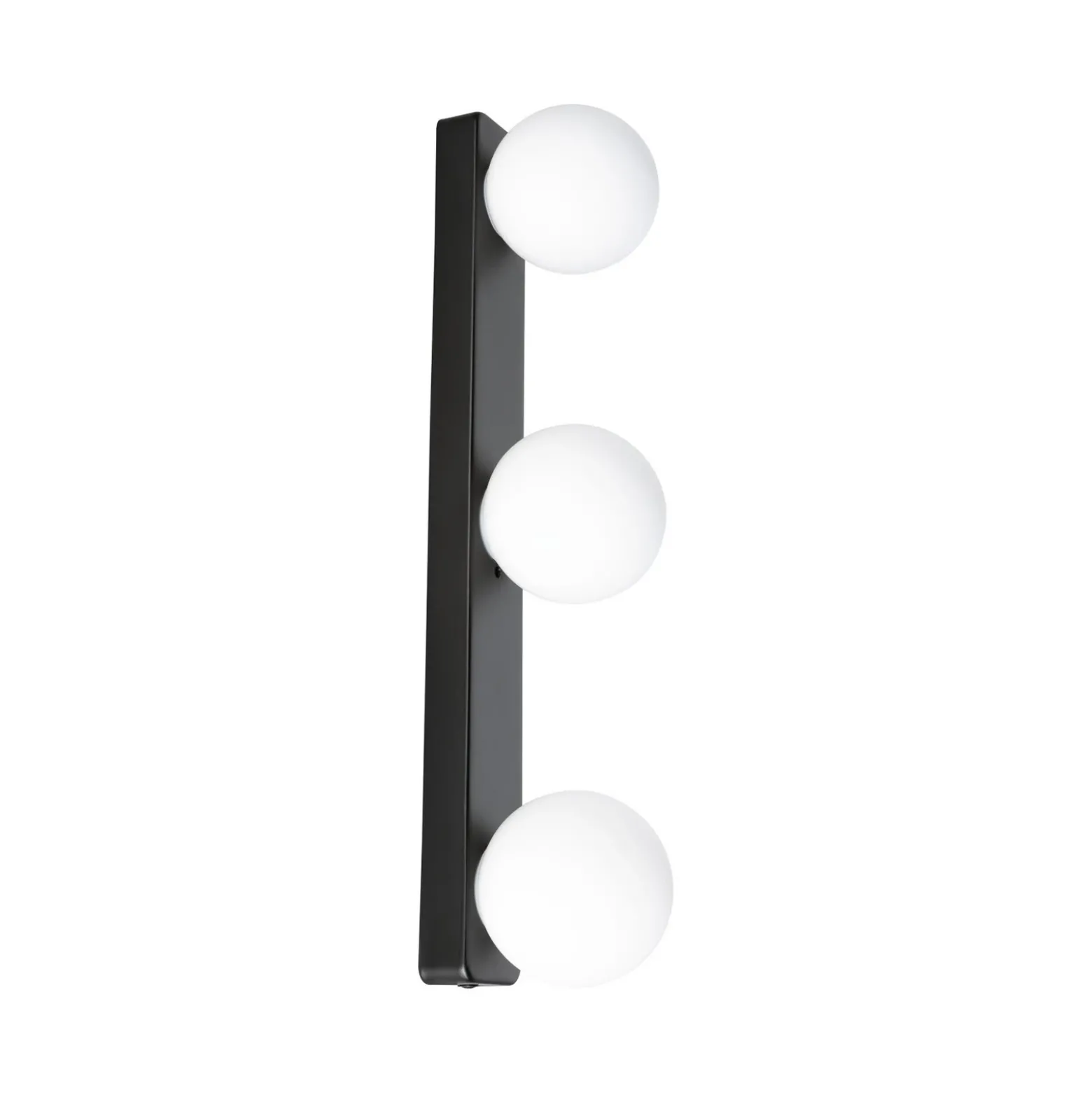 Aplique de pared Paulmann Gove IP44 G9 3 luces negro