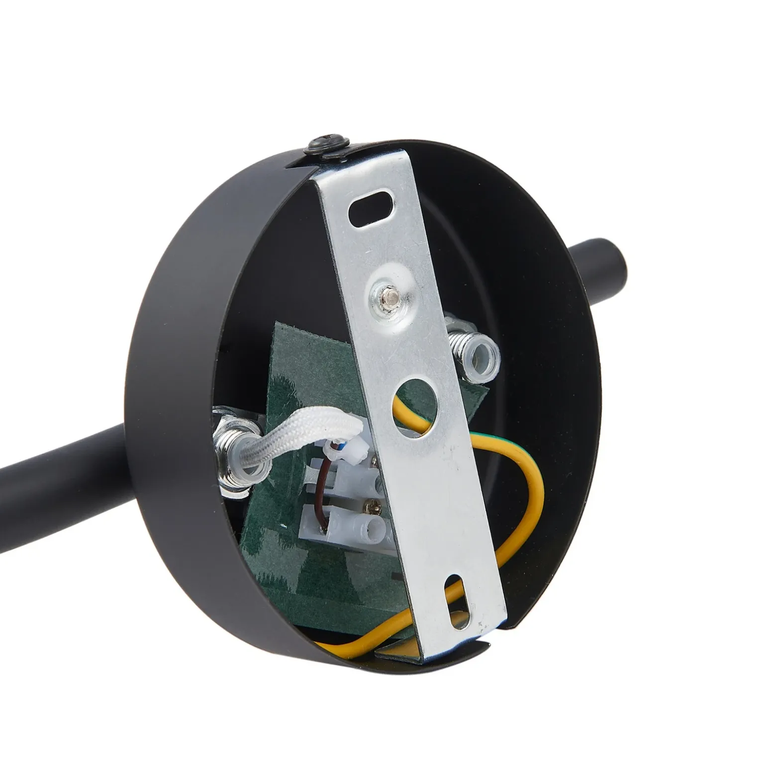Aplique de pared Pendura de Lindby, Ø 15 cm, negro, cristal