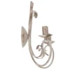 Aplique de pared Pompei, 2 luces, blanco antiguo