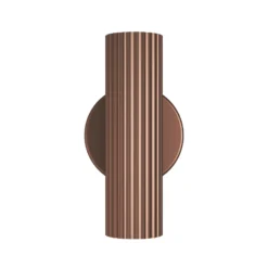 Aplique de pared Portillo, bronce, altura 20 cm, 2 luces. Metal, GU10.