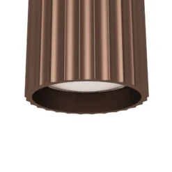 Aplique de pared Portillo, bronce, altura 20 cm, 2 luces. Metal, GU10.