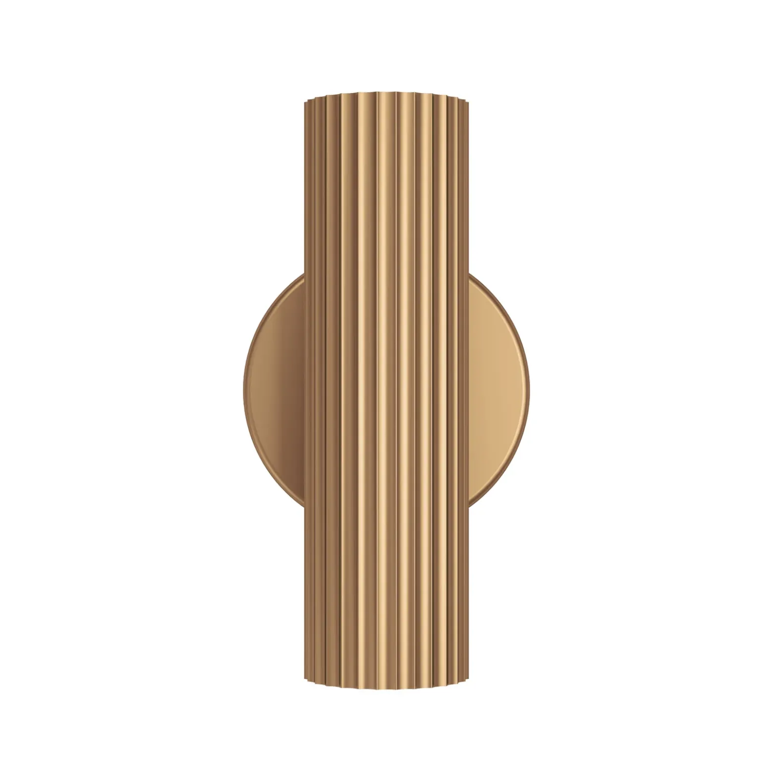 Aplique de pared Portillo, latón, altura 20 cm, 2 luces. Metal, GU10