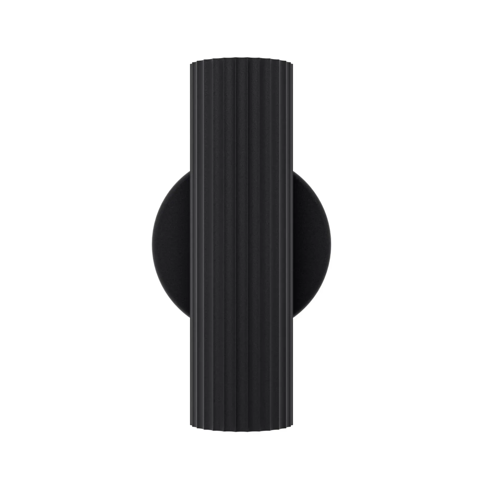 Aplique de pared Portillo, negro, altura 20 cm, 2 luces, metal, GU10