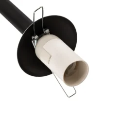 Aplique de pared Pure, 2 luces, negro, horizontal