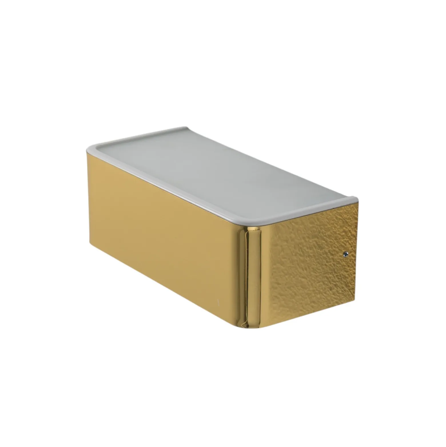 Aplique de pared Rauma, latón, ancho 20 cm