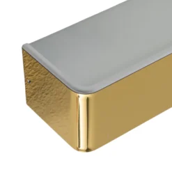 Aplique de pared Rauma, latón, ancho 20 cm