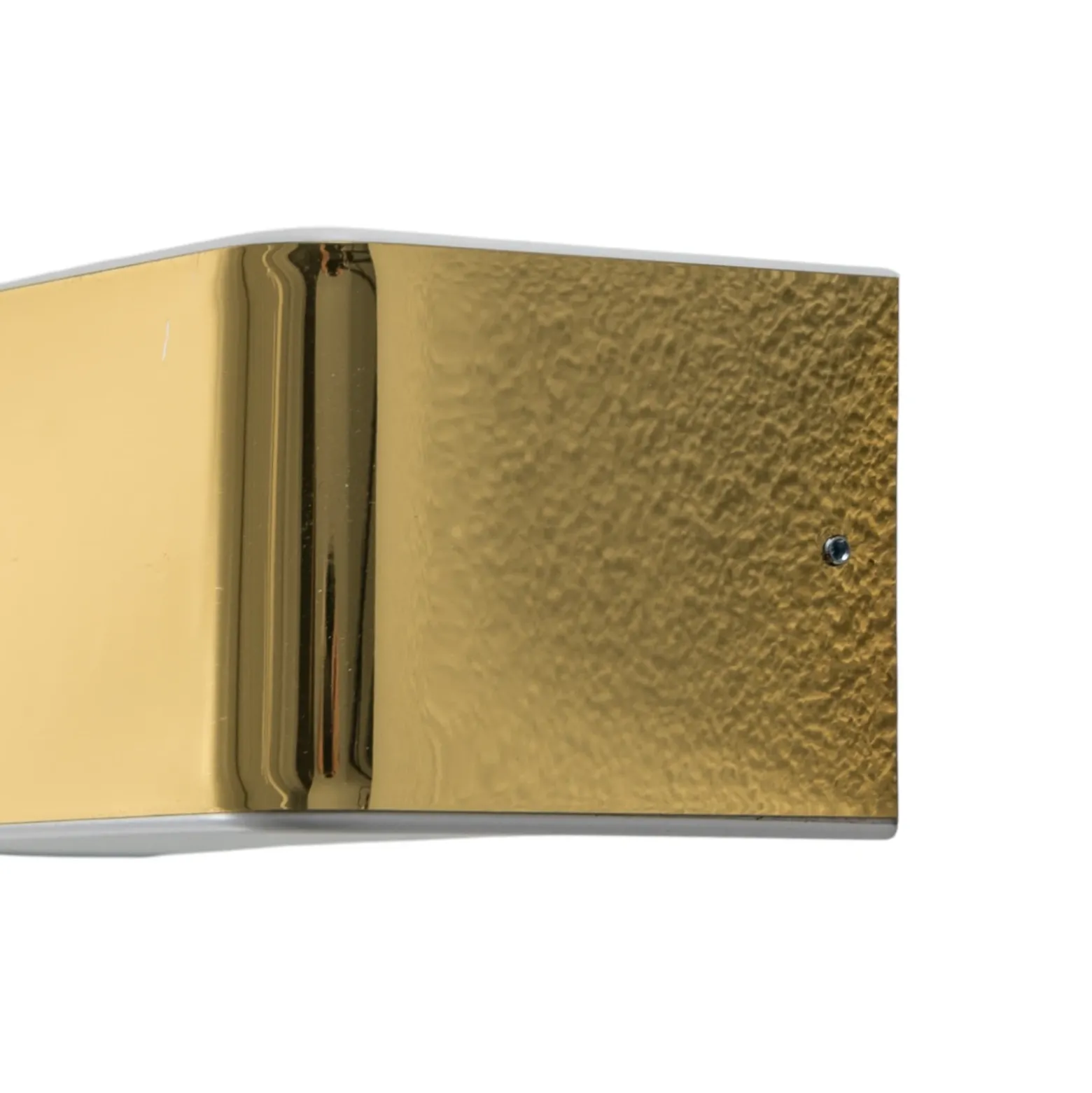 Aplique de pared Rauma, latón, 20 cm de ancho