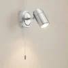 Aplique de pared Remilan de Lindby, cromo