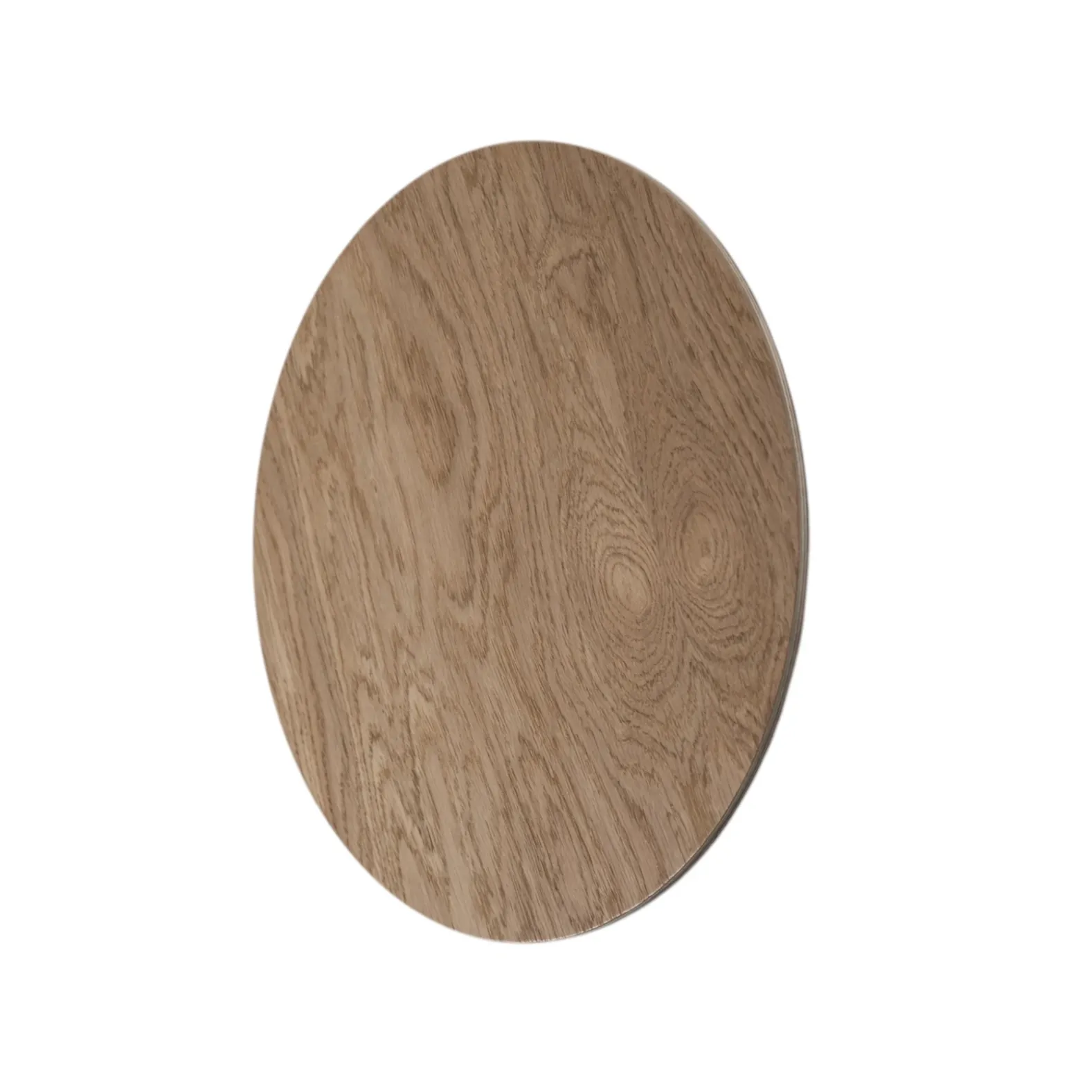 Aplique de pared Rito de Envostar, madera clara, Ø 30 cm