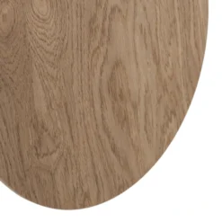 Aplique de pared Rito de Envostar, madera clara, Ø 30 cm