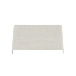 Aplique de pared Santana B, color crema, textil, ancho 25 cm, G9