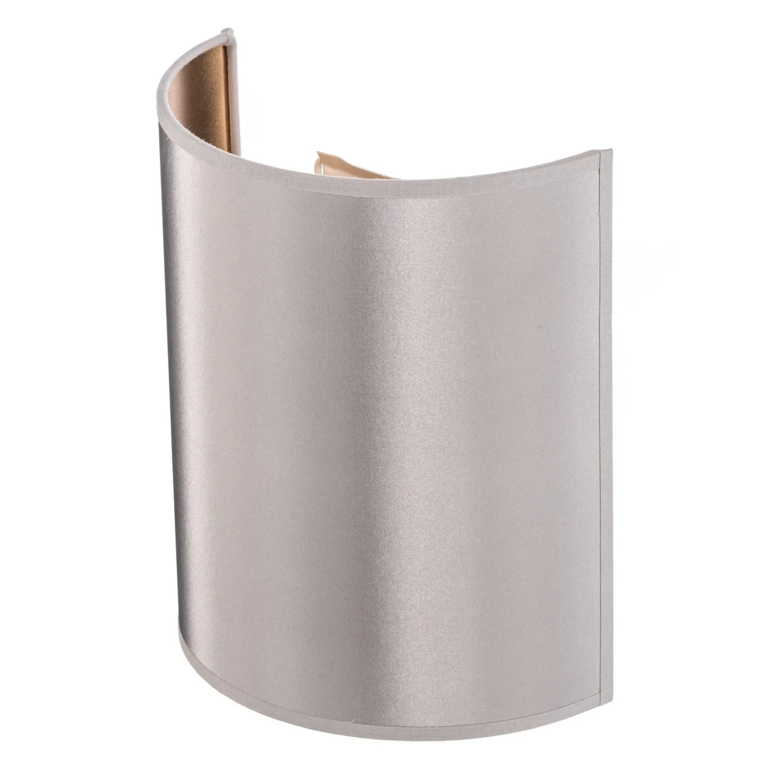 Aplique de pared satinado en atlas, plata/oro