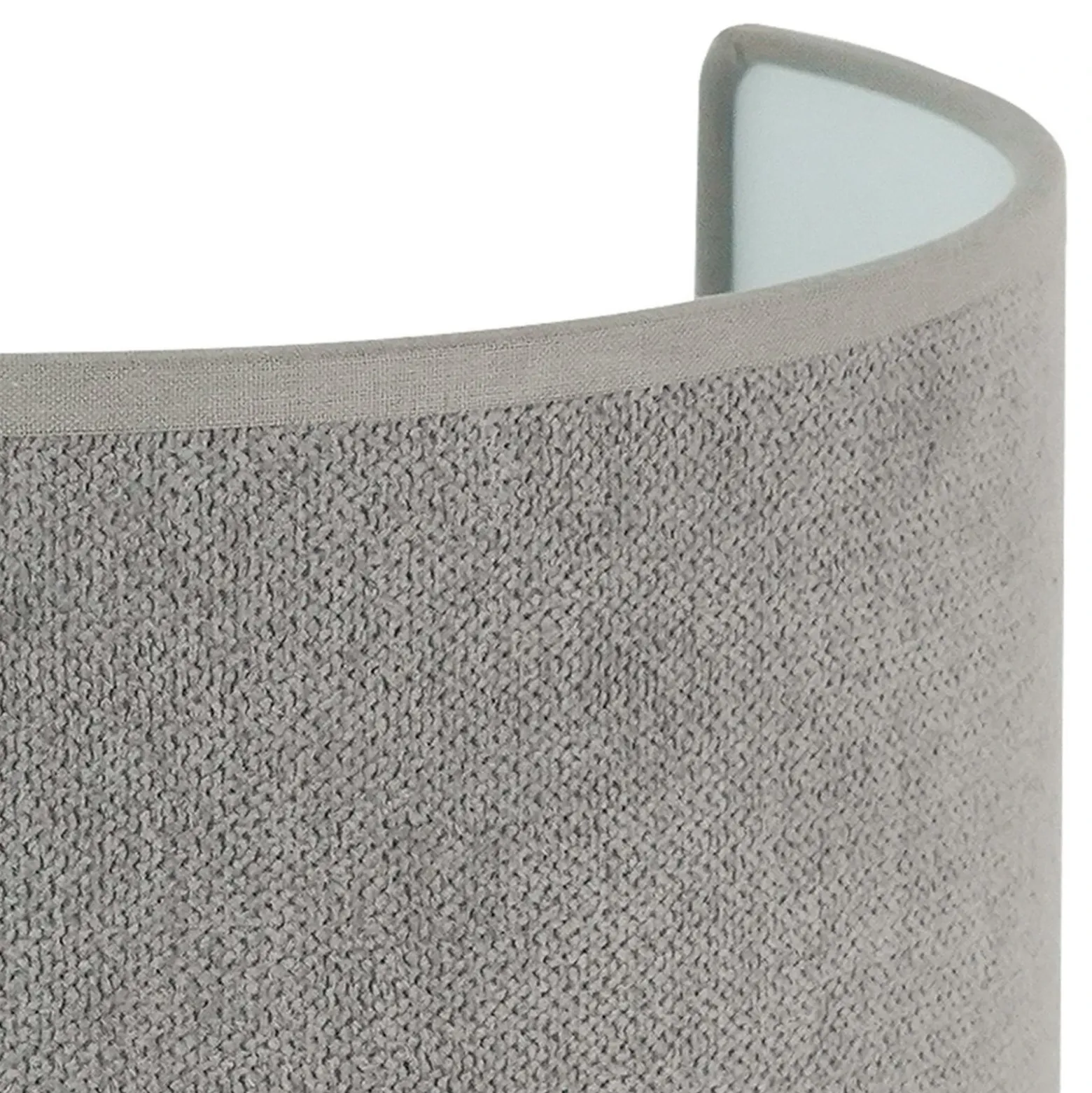 Aplique de pared Semi Circle, Soro, gris, E27