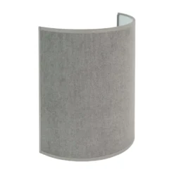 Aplique de pared Semi Circle, Soro, gris, E27