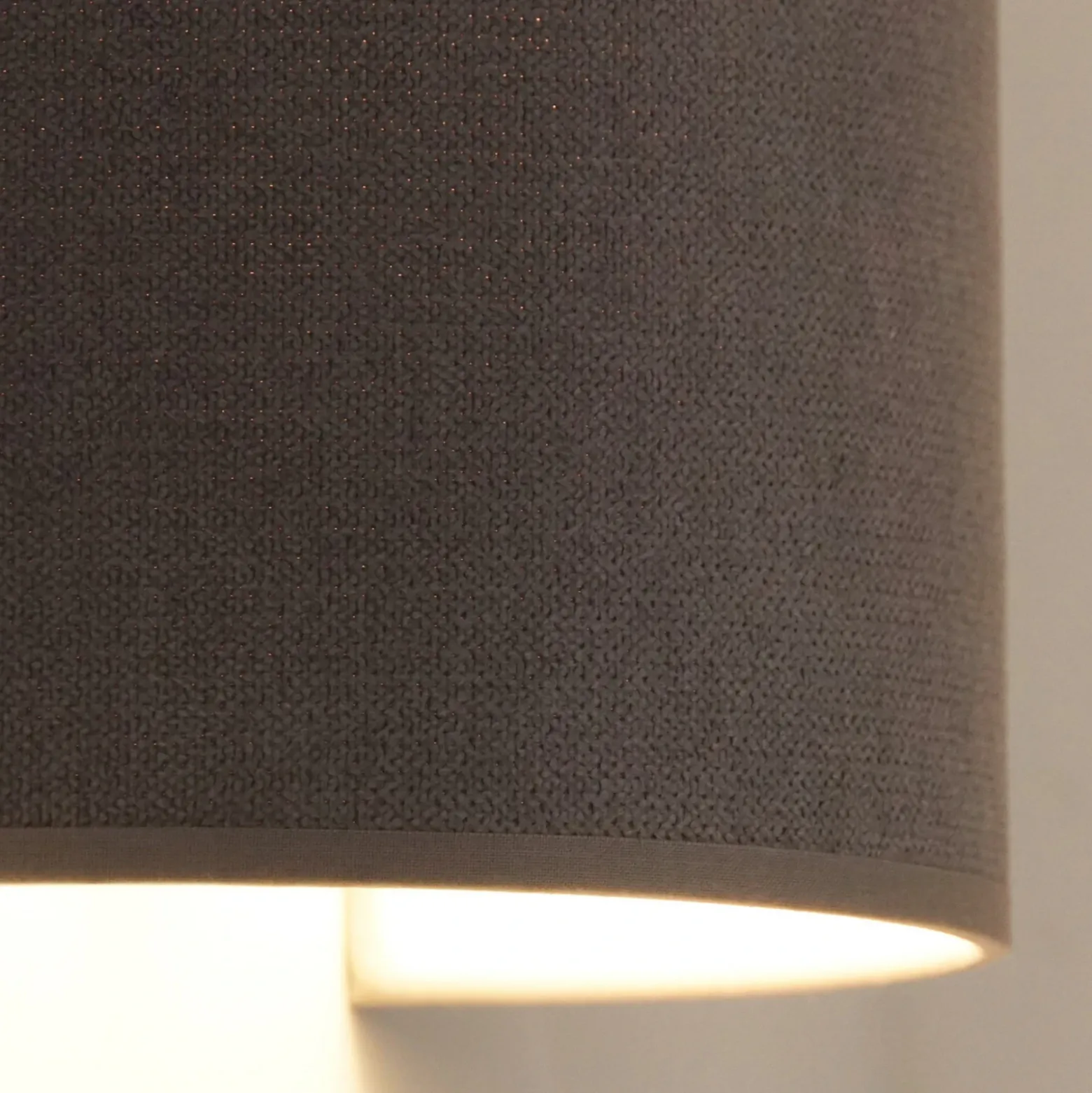 Aplique de pared Semi Circle, Soro, gris, E27