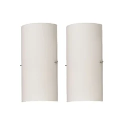 Aplique de pared semicircular Sidra, set de 2