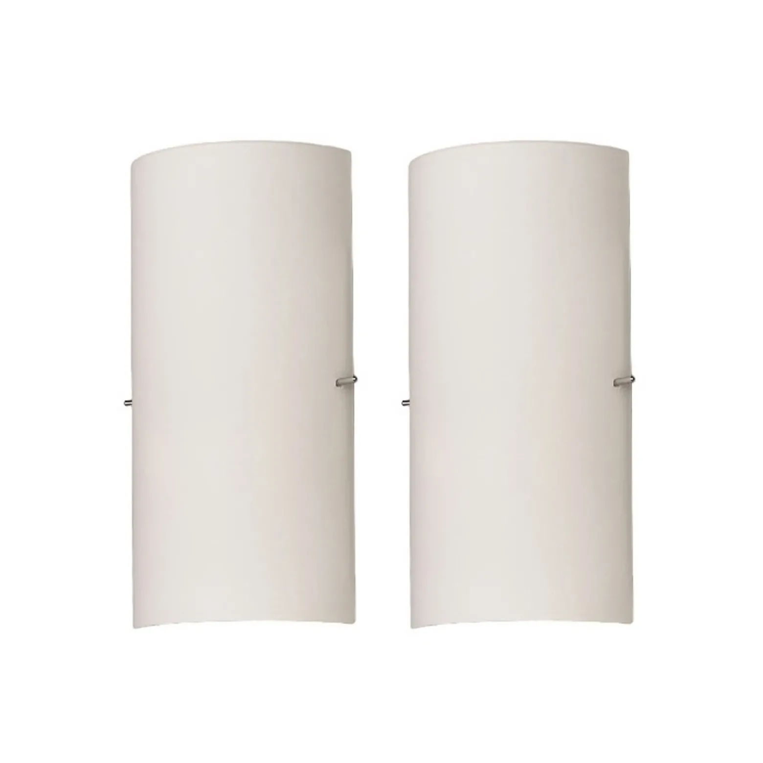 Aplique de pared semicircular Sidra, set de 2