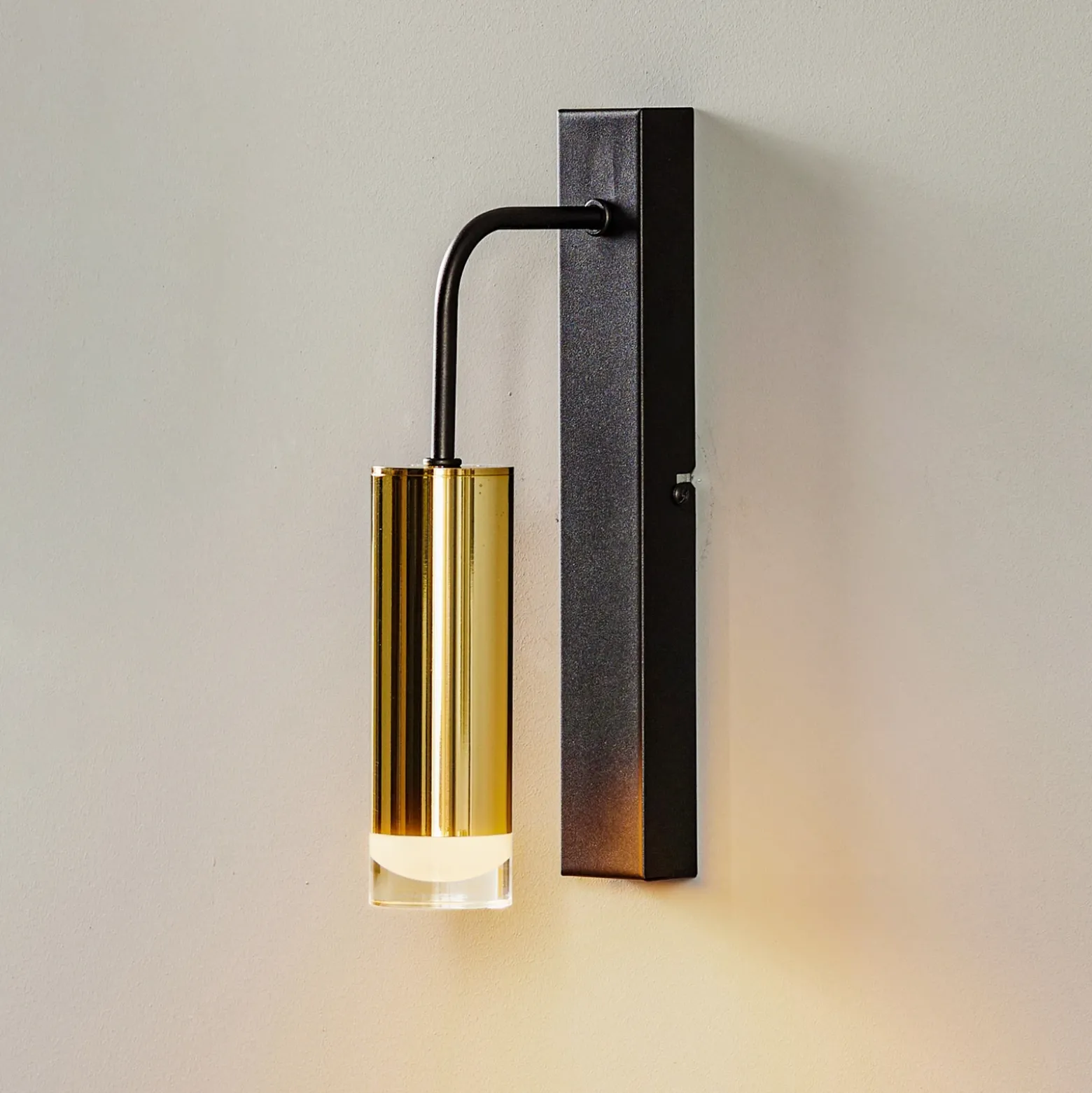 Aplique de pared Shine, dorado