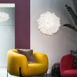 Aplique de pared Slamp Clizia Mama Non Mama blanca Ø32cm
