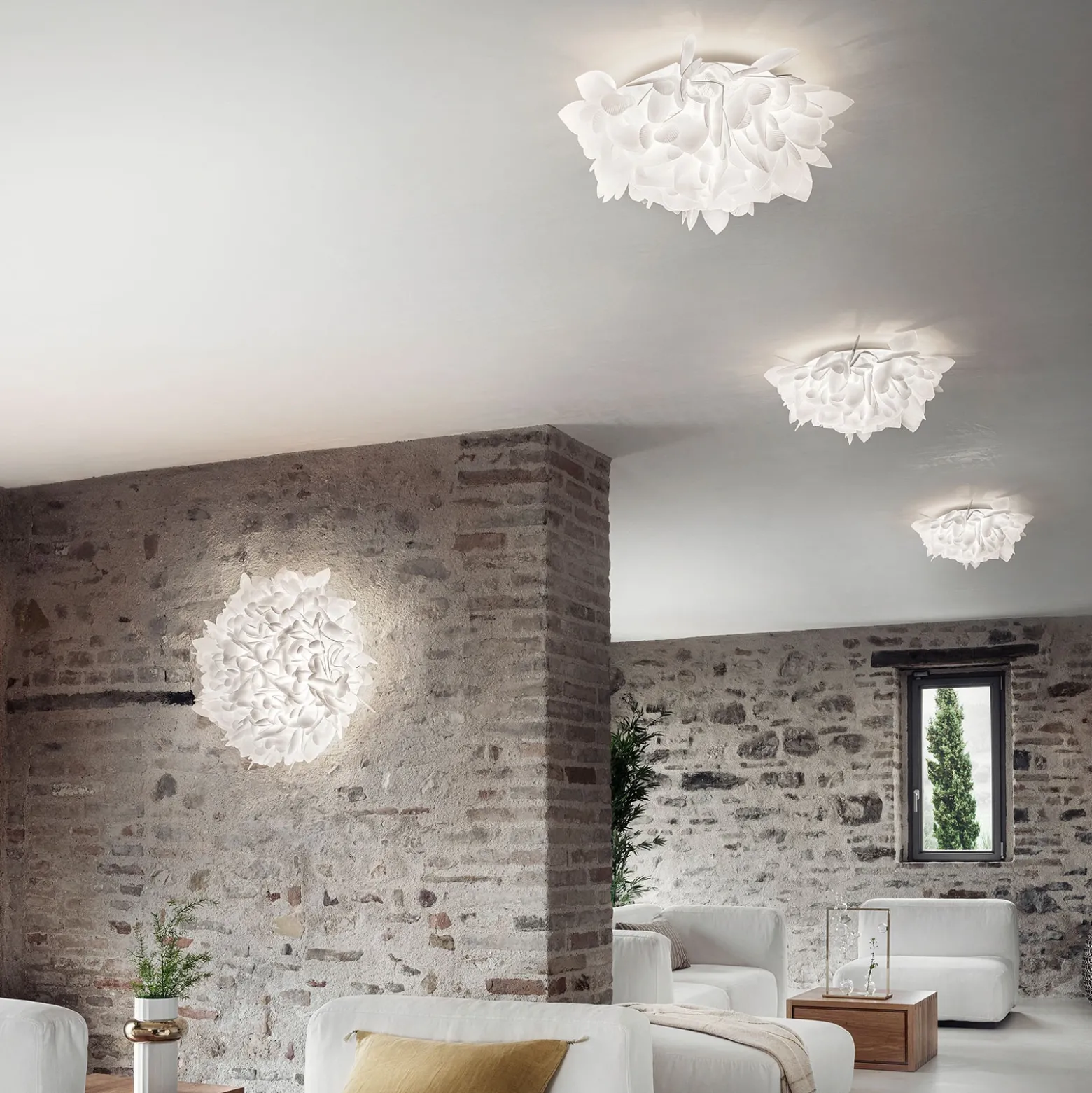 Aplique de pared Slamp Veli Foliage Large, Ø 75 cm