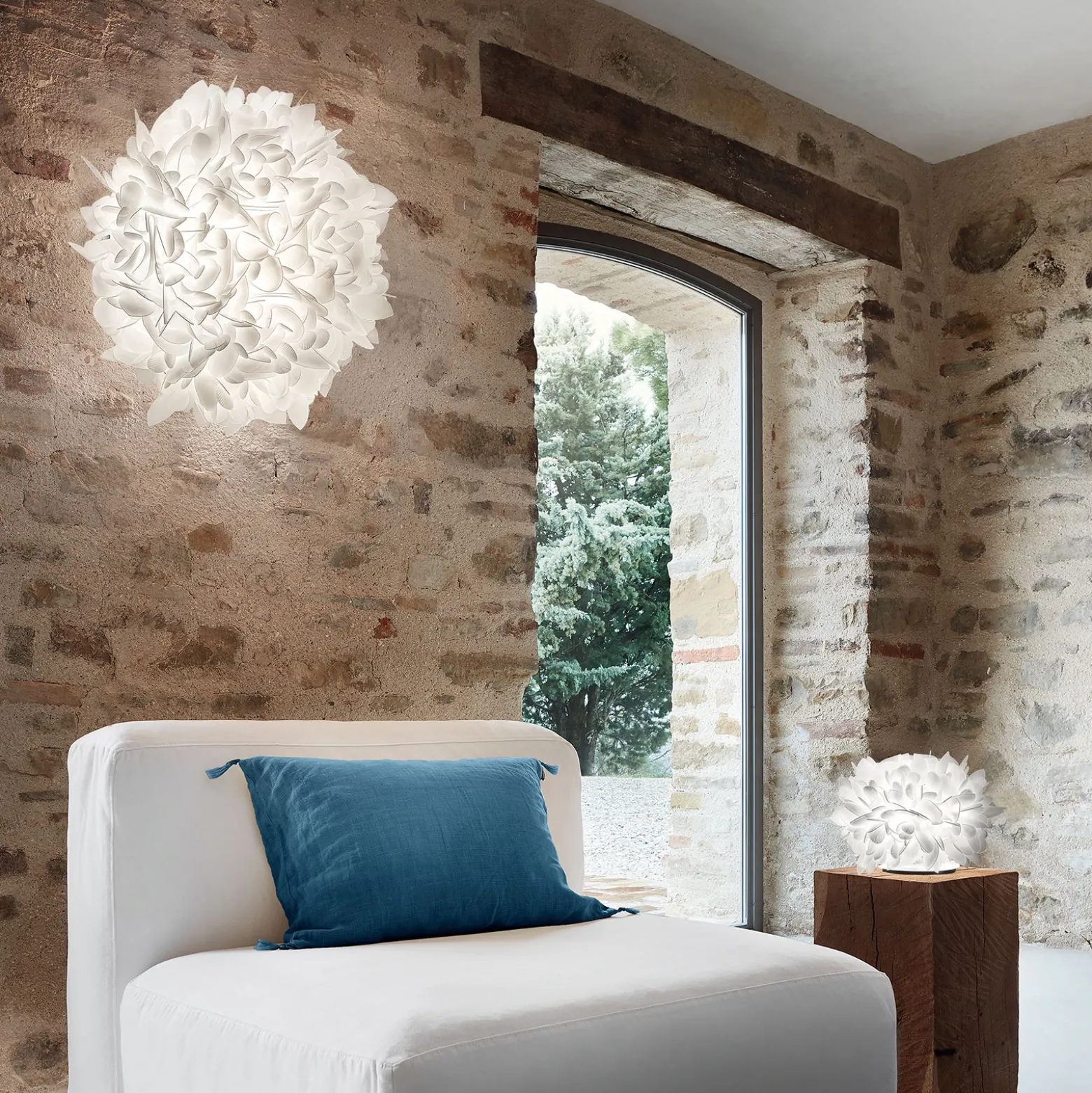 Aplique de pared Slamp Veli Foliage Large, Ø 75 cm