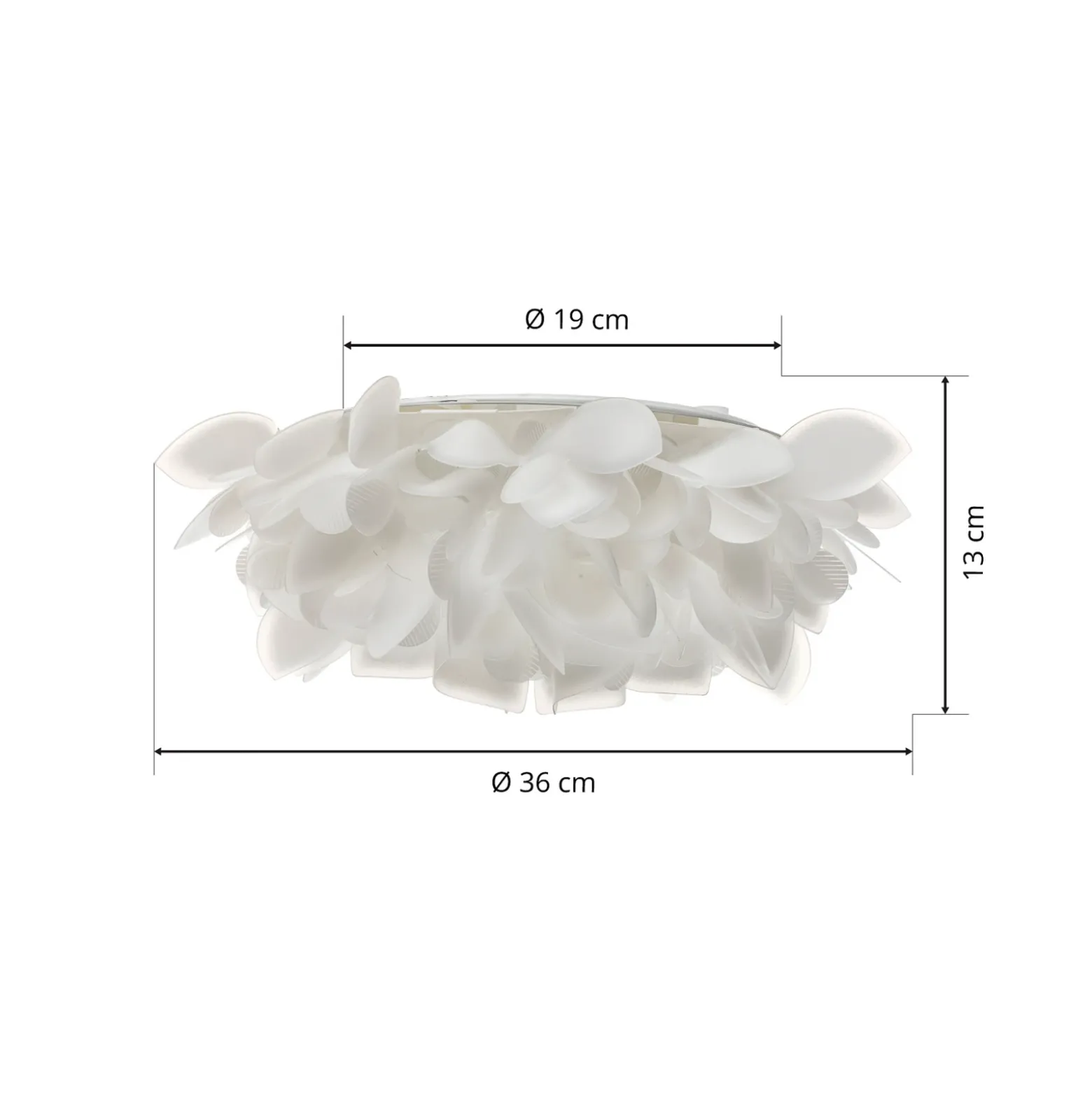Aplique de pared Slamp Veli Foliage Mini, Ø 36 cm