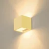 Aplique de pared SLV Plastra QT14, blanco, escayola, ancho 11,5 cm