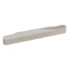 Aplique de pared Soft, ancho 60 cm, blanco, aluminio, G13